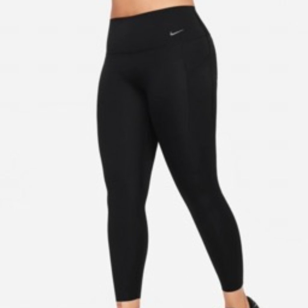 NWT Nike Universa Women’s Dri-Fit High-Rise Black Leggings